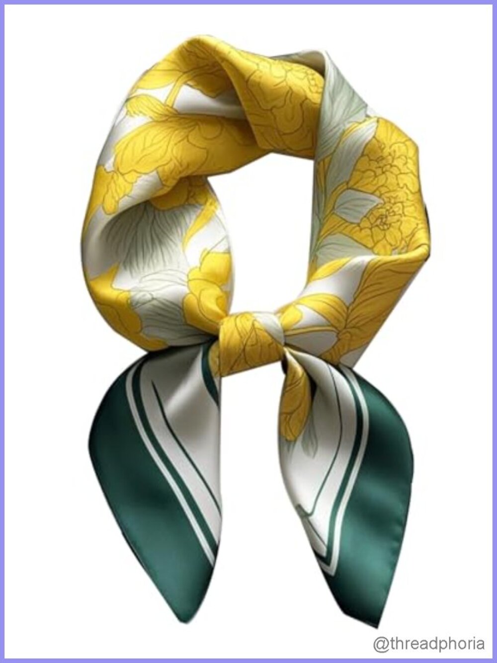 Satin Like Square Scarf 27.5x27.5 Lightweight Neck Headband Women Accessory